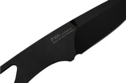 ANV Knives P100 Sleipner Cerakote, No Paracord, P100-036, Black Kydex Sheath, Neck Knife -Knife Shop ANVP100 036 05 anv