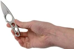 Amare Knives A-Max Stonewashed AM-SW Neck Knife, Uli Hennicke Design -Knife Shop AS AM SW 05 amare knives