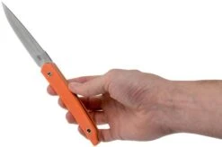 Amare Knives Pocket Peak Fixed, Stonewash Orange G10, Fixed Knife -Knife Shop AS PPF OR 06 amare knives
