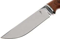 Autine Hunting Knife, Rosewood, Mirror Polish D2, RH Sheath, Hunting Knife -Knife Shop AT HUNTING 03 autine at hunting 03