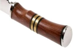 Autine Hunting Knife, Rosewood, Mirror Polish D2, RH Sheath, Hunting Knife -Knife Shop AT HUNTING 04 autine at hunting 04