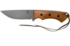 Autine Kurbads, Cherry, Elmax, Brown RH Sheath, Outdoor Knife