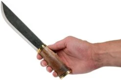 Autine Leuku, Curly Birch, Brut De Forge D2, Outdoor Knife -Knife Shop AT LEUKU CB 06 autine v201909