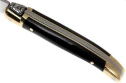 Laguiole En Aubrac Mini Pocket Knife, Buffalo Horn L0207BUL -Knife Shop AUL0207BUL 06 laguiole en aubrac ktaul0207bul 06