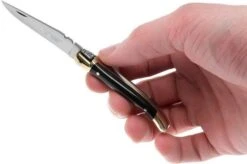 Laguiole En Aubrac Mini Pocket Knife, Buffalo Horn L0207BUL -Knife Shop AUL0207BUL 08 laguiole en aubrac ktaul0207bul 08