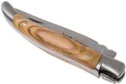 Laguiole En Aubrac Pocket Knife 7 Cm Olive Wood, L0207OLI-SSB1 -Knife Shop AUL0207OLI SSB1 04 laguiole en aubrac aul0207oli ssb1 04