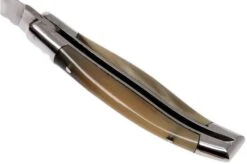 Laguiole En Aubrac Pocket Knife 7 Cm Horn, L0207PCI-SSI1 -Knife Shop AUL0207PCI SSI1 05 laguiole en aubrac aul0207pci ssi1 05