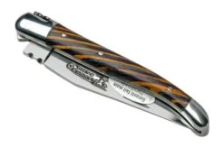 Laguiole En Aubrac Samba Yellow L0210SAJIFSJ1 Samba Wood, Polished, Laguiole Pocket Knife, 10 Cm -Knife Shop AUL0210SAJIFSJ1 04 laguioleaubrac