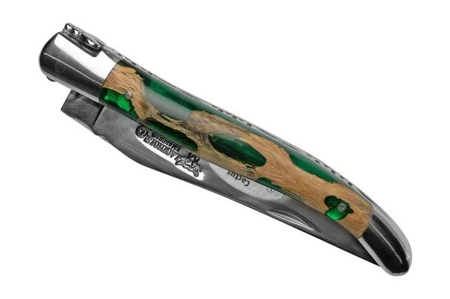 Laguiole En Aubrac Green Cholla Cactus L0212CA9IF Cactus Wood, Polished, Laguiole Pocket Knife, 12 Cm 4 Laguiole En Aubrac Green Cholla Cactus L0212CA9IF Cactus Wood, Polished, Laguiole Pocket Knife, 12 Cm - Image 4