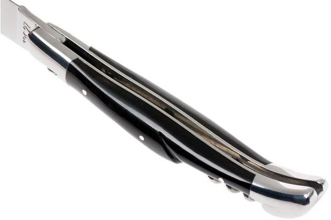 Laguiole En Aubrac 12cm Pocket Knife With Corkscrew, Buffalo Horn 5 Laguiole En Aubrac 12cm Pocket Knife With Corkscrew, Buffalo Horn - Image 5