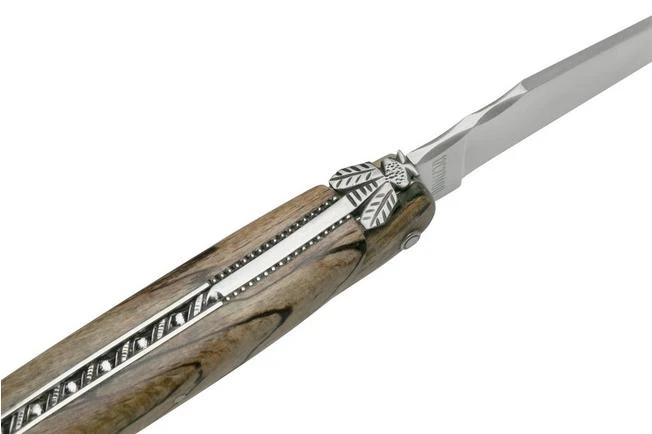 Laguiole En Aubrac Le Perlé 12 Cm L0512WA6J3DB-2 Full Handle Beech Wood 6 Laguiole En Aubrac Le Perlé 12 Cm L0512WA6J3DB-2 Full Handle Beech Wood - Image 6