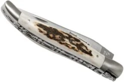 Laguiole En Aubrac 12cm Double Plates, Stag Horn Hand-filed, L0712BCI/FSB1 12 Laguiole En Aubrac 12cm Double Plates, Stag Horn Hand-filed, L0712BCI/FSB1 -Knife Shop AUL0712BCI FSB1 04 laguiole en aubrac