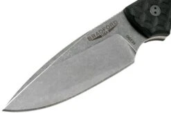Bradford Guardian 3, Black G10 Guardian 3 M390, False Edge, Sabre Stonewashed 3FE-001-M390 -Knife Shop BDK 3FE 001 M390 03 bradford knives
