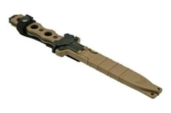 Benchmade SOCP Desert Tan 185SBK-1, CPM-3V Serrated, Fixed Knife, Greg Thompson Design -Knife Shop BE185SBK 1 06 benchmade