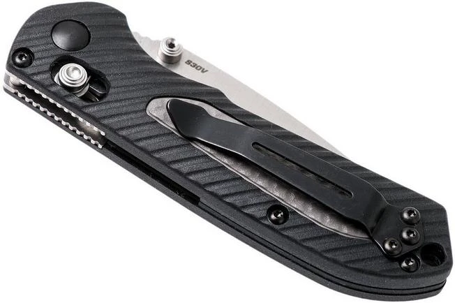 Benchmade 565 Mini Freek Pocket Knife, Plain Edge Satin Blade 4 Benchmade 565 Mini Freek Pocket Knife, Plain Edge Satin Blade - Image 4