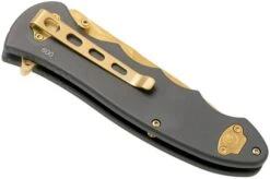 Böker Leopard-Damascus III Gold 110227DAM Limited Edition Pocket Knife -Knife Shop BO110227DAM 04 boker