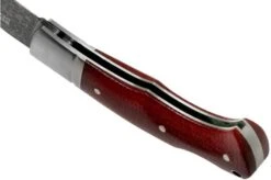 Böker Boxer 111025DAM Damascus, Micarta Gentleman's Knife, Raphael Durand Design -Knife Shop BO111025DAM 05 boker