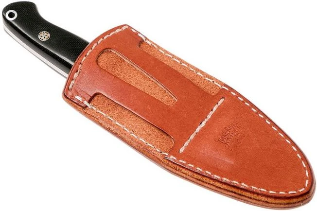 Bark River North Country EDC CPM 154, Black Canvas Micarta, Mosaic Pins 8 Bark River North Country EDC CPM 154, Black Canvas Micarta, Mosaic Pins - Image 8