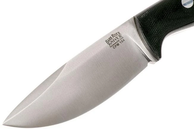 Bark River North Country EDC CPM 154, Black Canvas Micarta 3 Bark River North Country EDC CPM 154, Black Canvas Micarta - Image 3