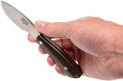 Bark River Mini Canadian A2, Green Canvas Micarta -Knife Shop BRK03 133GNL 06 bark river brk03 133gnl 06