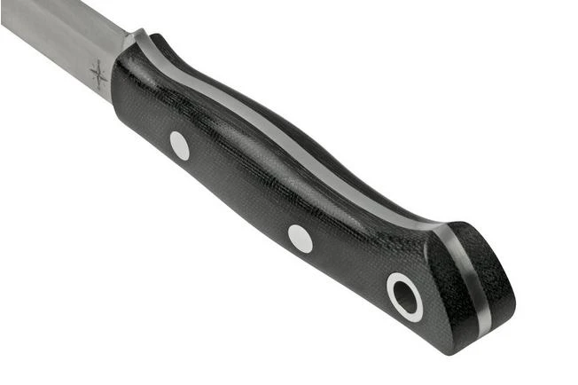 Bark River Aurora Scandi CPM 3V Black Canvas Micarta, Fixed Knife 4 Bark River Aurora Scandi CPM 3V Black Canvas Micarta, Fixed Knife - Image 4