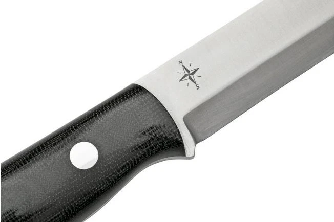 Bark River Aurora Scandi CPM 3V Black Canvas Micarta, Fixed Knife 5 Bark River Aurora Scandi CPM 3V Black Canvas Micarta, Fixed Knife - Image 5