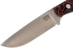 Bark River Bravo Necker II CPM 154CM, Lava Flow Kirinite, Black Sheath -Knife Shop BRK07 002LFK 03 bark river brk07 002lfk 03