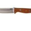 Bark River Gunny A2, Natural Canvas Micarta, Red Liners, Brown Sheath