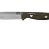 Bark River Bravo EDC CPM 3V Rampless, Green Canvas Micarta Bushcraft Knife
