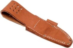 Bark River Bravo 1 A2, Black & Green Linnen Micarta, Brown Sheath -Knife Shop BRK07 111BGLM 08 bark river brk07 111bglm 08