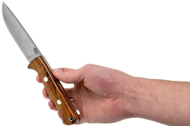 Bark River Bravo 1 LT Hunter CPM 3V, Desert Ironwood, Brown Sheath 6 Bark River Bravo 1 LT Hunter CPM 3V, Desert Ironwood, Brown Sheath - Image 6