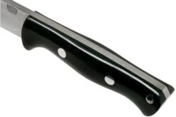 Bark River Bravo 1.5 Rampless CPM 3V Field Knife, Black Canvas Micarta -Knife Shop BRK07 122BCMR 05 bark river knives