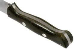 Bark River Bravo 1.5 Rampless CPM 3V Field Knife, Green Canvas Micarta -Knife Shop BRK07 122GCMR 04 bark river knives