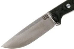 Bark River Bravo 1 LT Cru Wear, Black Canvas Micarta, Rampless -Knife Shop BRK07 166BRKC RS 03 bark river brk07 166brkc rs 03