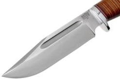 Bark River Teddy A2 Stacked Leather, Single Quillion Outdoor Knife -Knife Shop BRK08 114SLSQ 03 bark river knives