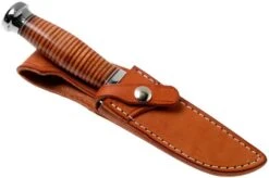 Bark River Boone CPM 3V Stacked Leather, Single Quillion Outdoor Knife -Knife Shop BRK08 122SLSQ 06 bark river knives