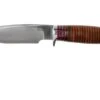 Bark River Michigan Hunter CPM Cru Wear Stacked Leather Hunting Knife