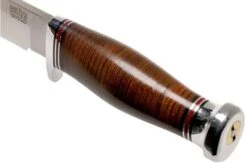 Bark River Special Hunting Knife CPM Cru-Wear, Aged Stacked Leather Hunting Knife -Knife Shop BRK08 164ASL 05 bark river knives