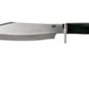 Bark River Shining Mountain Bowie A2 Black Canvas Micarta, Single Quillion Bowie Knife