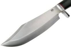 Bark River Shining Mountain Bowie A2 Black Canvas Micarta, Single Quillion Bowie Knife -Knife Shop BRK08 212BRKC01 03 bark river knives