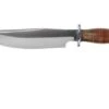 Bark River Highwayman III A2 Stacked Leather, Black Gold Maple Bowie Knife