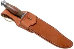 Bark River Highwayman III A2 Stacked Leather, Black Gold Maple Bowie Knife -Knife Shop BRK08 313SLBGS 06 bark river knives 1