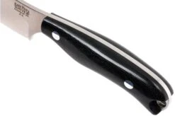 Bark River JX6 Companion A2, Black Canvas Micarta, Brown Sheath -Knife Shop BRK10 112BRKC 05 bark river brk10 112brkc 05