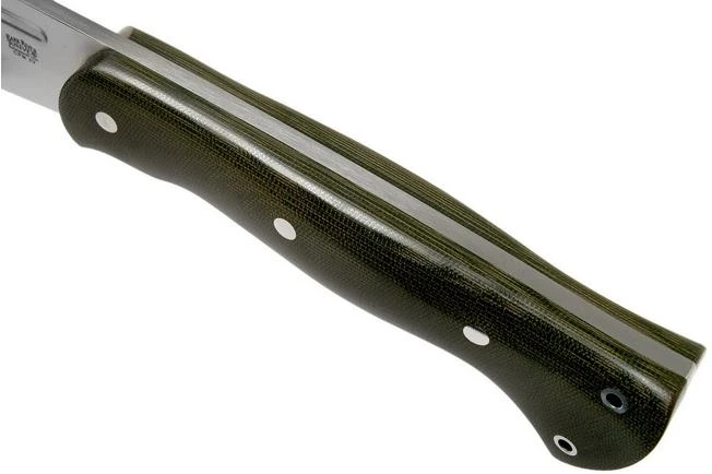 Bark River JX5 Vengeful 1 CPM 3V Green Canvas Micarta Machete 5 Bark River JX5 Vengeful 1 CPM 3V Green Canvas Micarta Machete - Image 5