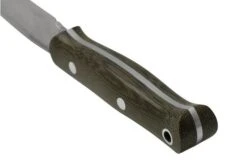 Bark River Ultra Lite Field Knife CPM 3V Green Canvas Micarta, Bushcraft Knife -Knife Shop BRK14 121GCM 04 barkriver