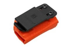 Clip And Carry Kydex Sheath Leatherman Free P4, Carbon Fiber Orange LP4-CF-ORNG Belt Holster -Knife Shop CALP4 CF ORNG 03 clipandcarry