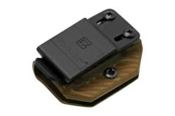 Clip And Carry Kydex Sheath Victorinox Spirit, Carbon Fiber Brown VSPIRIT-CF-BRN Belt Holster -Knife Shop CAVSPIRIT CF BRN 03 clipandcarry