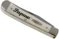 Case Trapper Natural Bone Smooth, Embellished Trapper In Gift Tin, 10430, 6254 SS Pocket Knife -Knife Shop CE10430 04 case