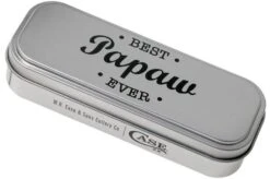 Case Trapper Natural Bone Smooth, Embellished Trapper In Gift Tin, 10430, 6254 SS Pocket Knife -Knife Shop CE10430 05 case