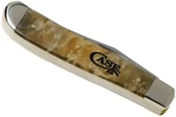 Case Knives Mini Trapper Natural Box Elder Burl, 16565, 7207 SS Pocket Knife -Knife Shop CE16565 04 case